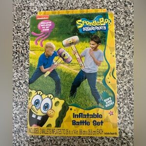 SpongeBob SquarePants Inflatable Battle Set - Yellow and Blue